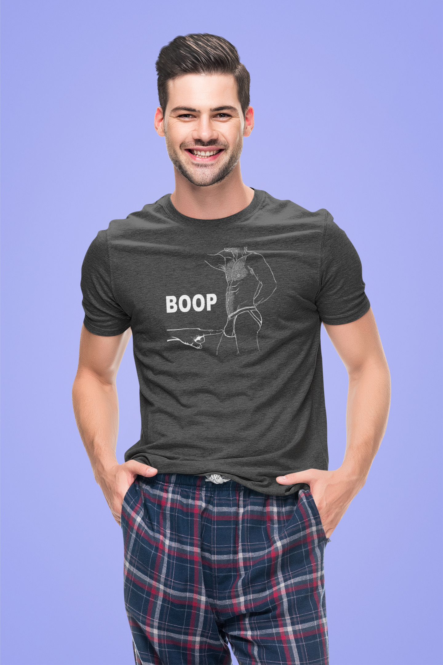 BOOP Jock Strap Tee – Bold, Playful, Unapologetic LGBTQ Pride Tshirt