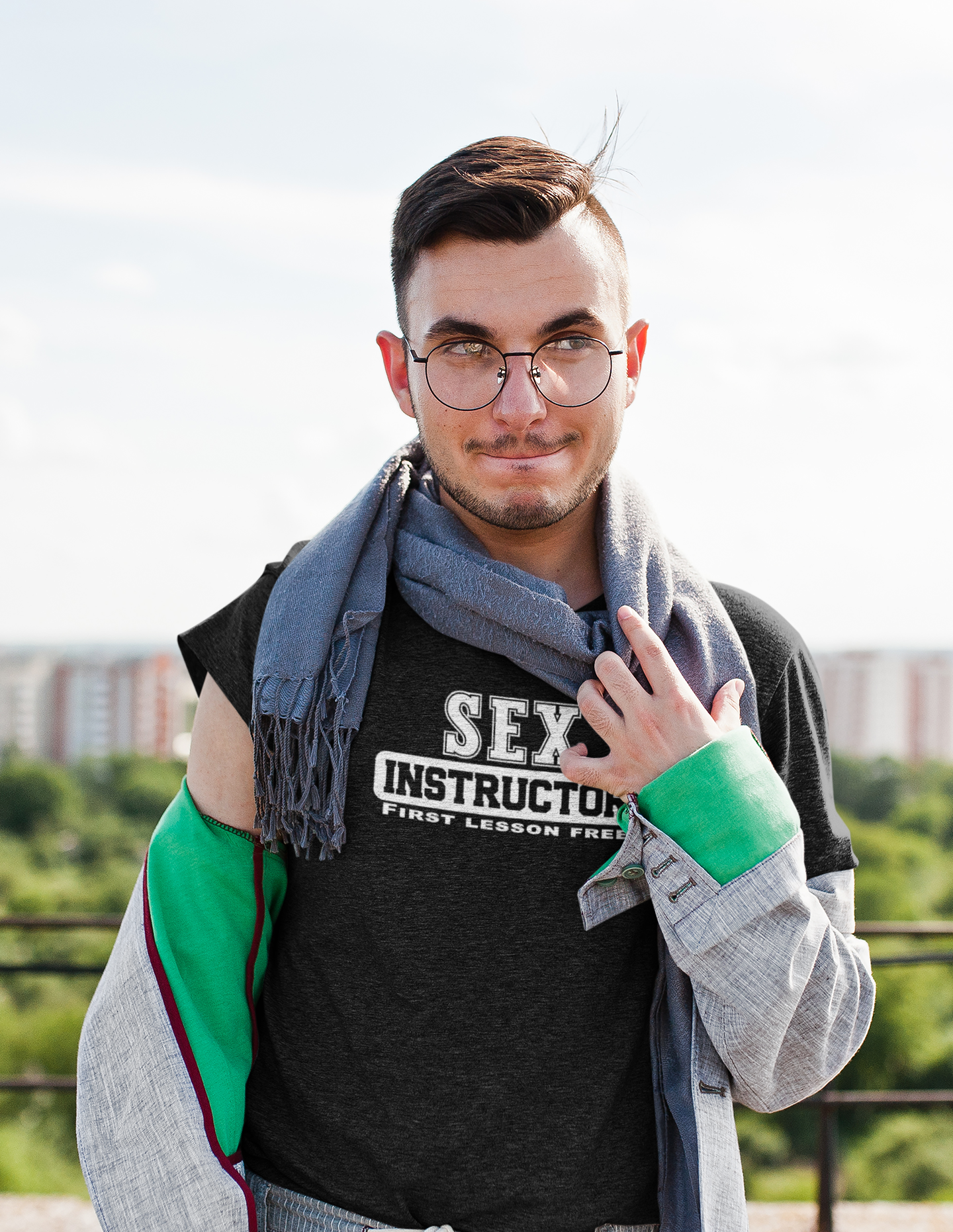 Sex Instructor – First Lesson Free Tee – Flirty, Bold & Unapologetic