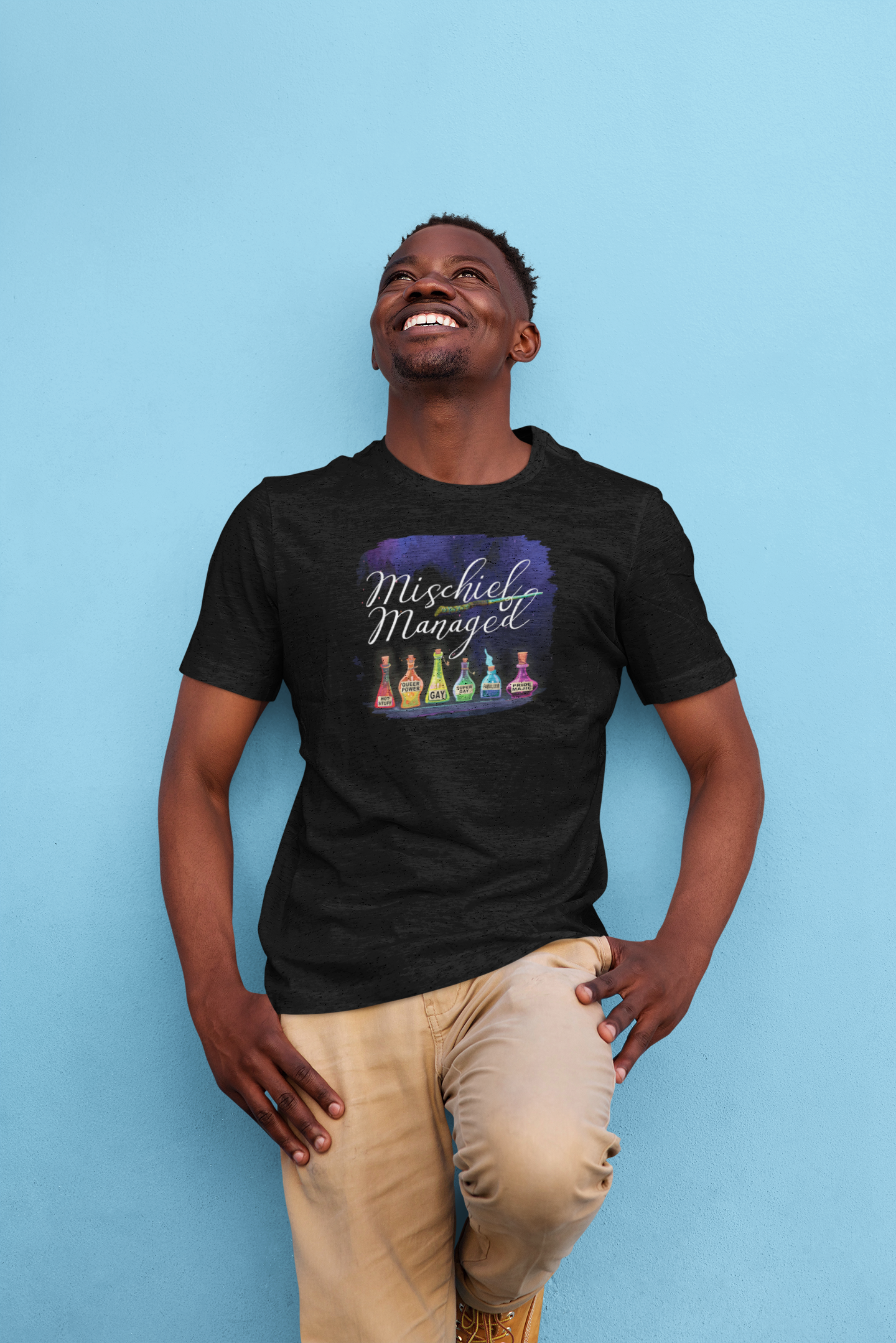 Mischief Managed Rainbow Pride Majic Potion Tee