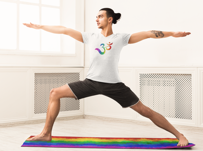 Rainbow OHM Wellness Pride Tee – Find Your Zen & Show Your Pride