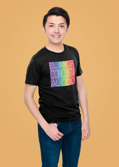 El Amor Conquista Al Odio Pride Spanish Shirt