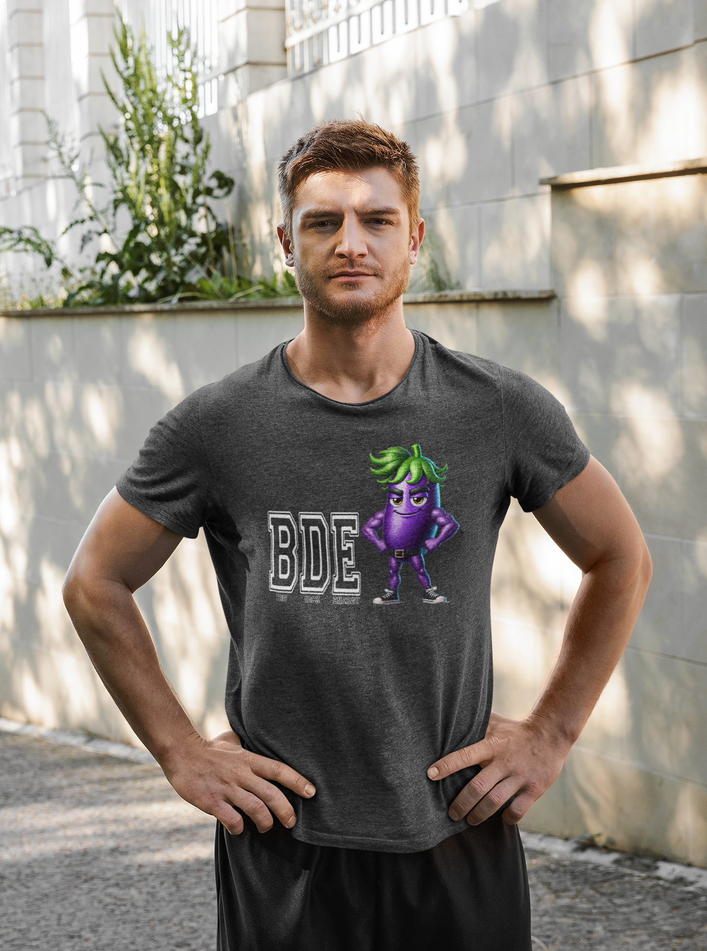 B.D.E. Eggplant T-Shirt – Confidence Served with Sass 🍆😎🌈