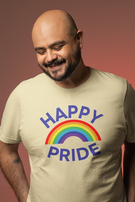 Happy Pride Rainbow Tee – by PrideMajic.com 🌈