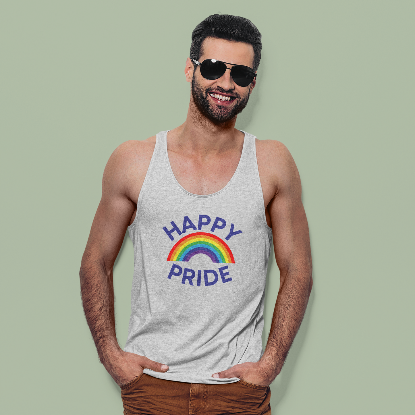 Happy Pride Rainbow Tee – by PrideMajic.com 🌈