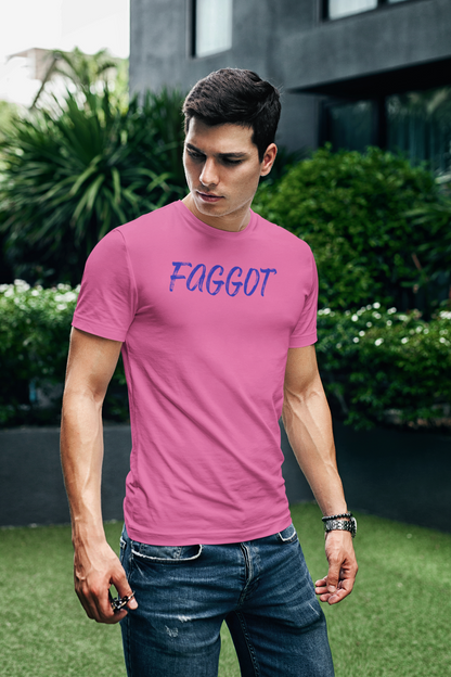 Faggot Pink Tee - Reclaimed & Proud