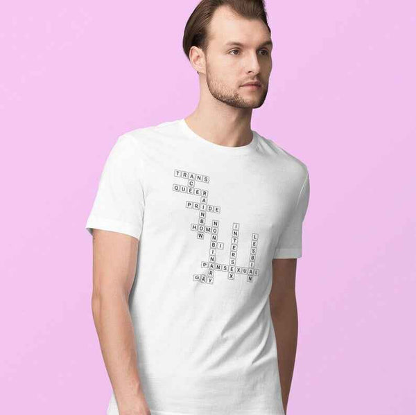 LGBTQIA Scrabble Gaymer Pride TShirt - Celebrate Your Identity with Style