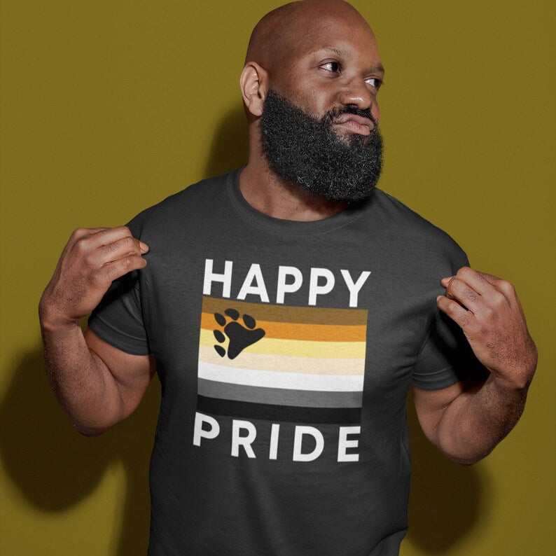 Bear Brotherhood Flag Happy Pride – Tee & Tank